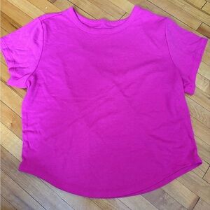 Vibrant Hot Pink activewear Tshirt
